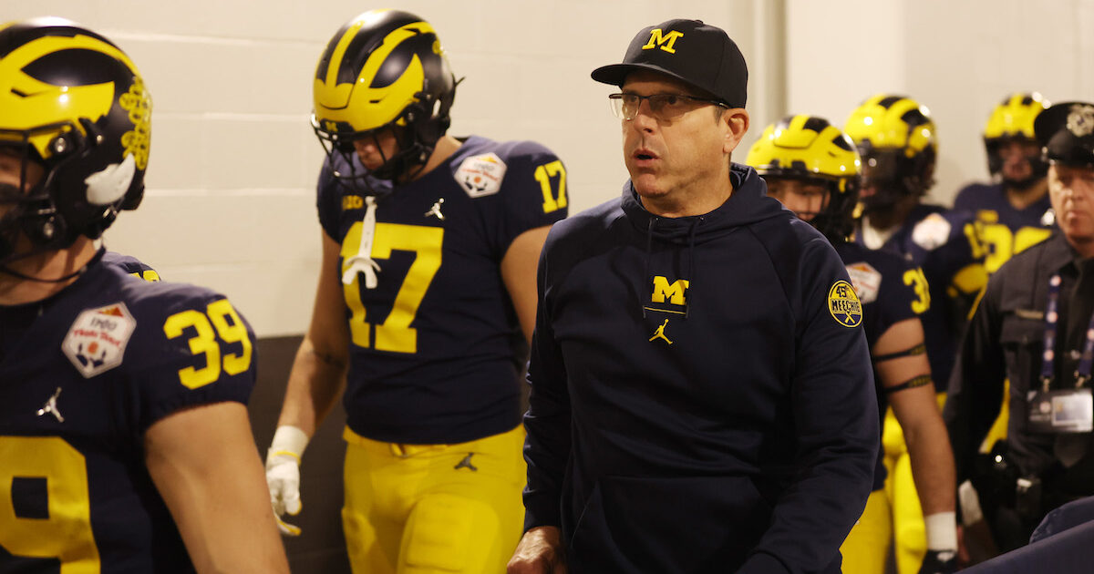 RUMOR: Michigan football HC Jim Harbaugh linked to Colts ahead of Fiesta  Bowl vs. TCU