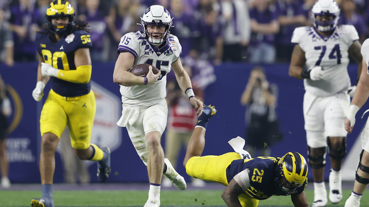 Max Duggan says TCU 'wanted to be the tougher team' after Fiesta Bowl ...