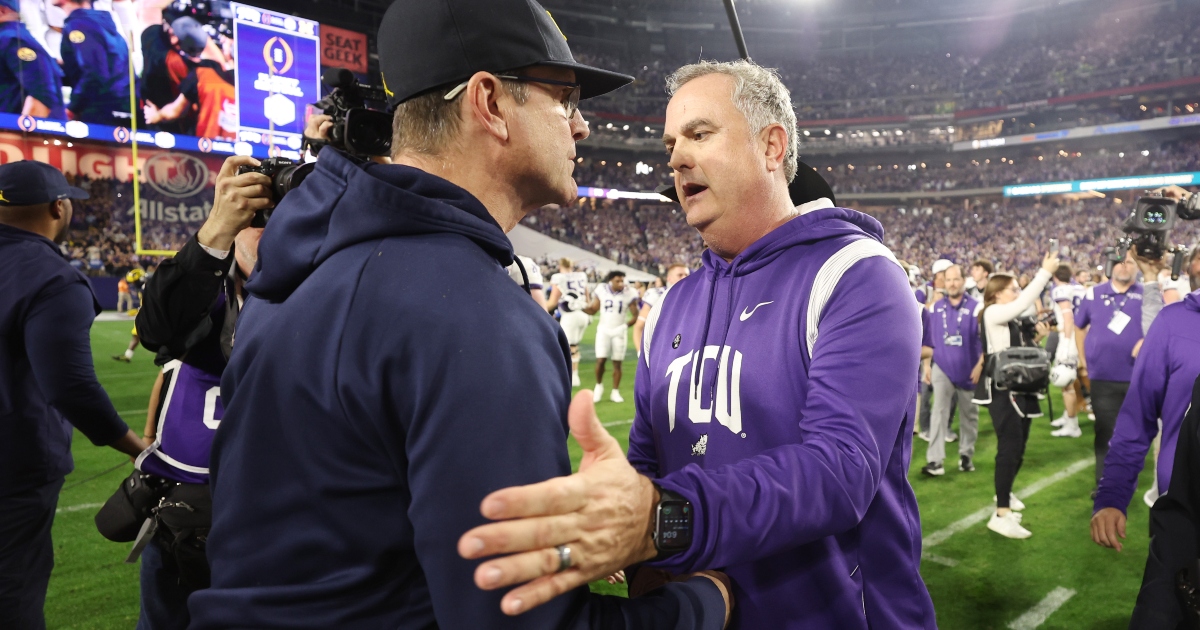 Report: TCU Alerted To Michigan Sign-stealing Before CFP Semifinal ...