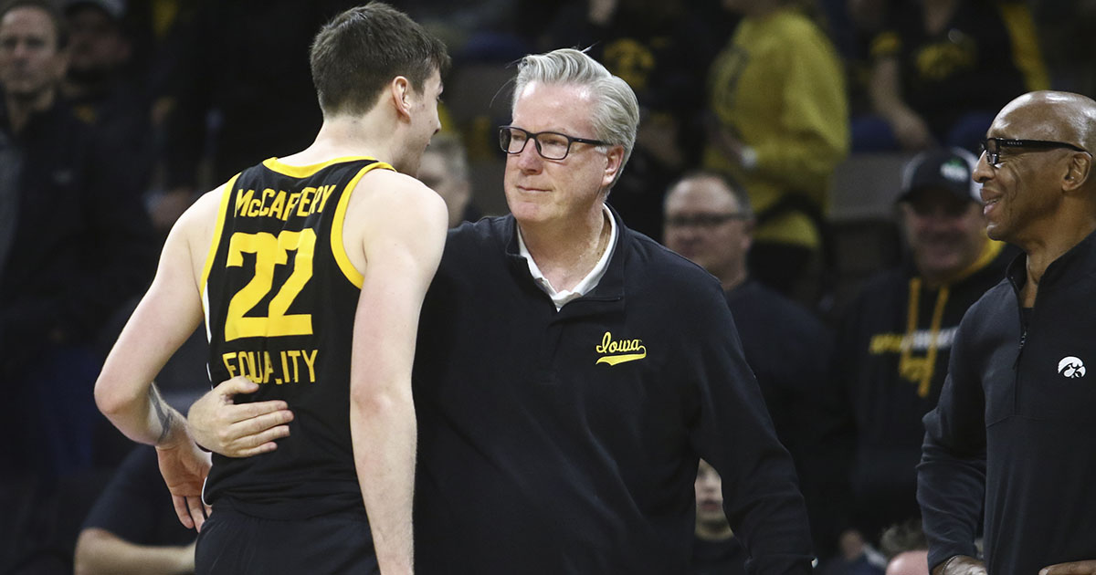 Fran McCaffery shares thoughts on son Patrick's outing vs. Nebraska - On3