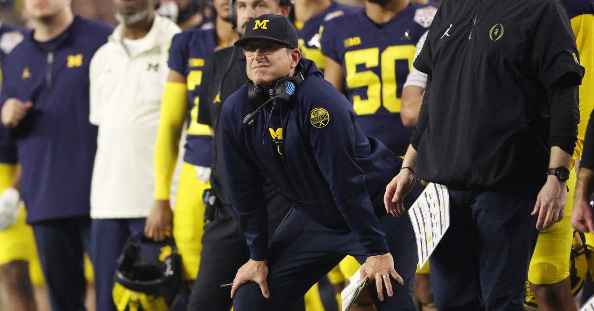 Michigan Hc Jim Harbaugh Raves About Sherrone Moore