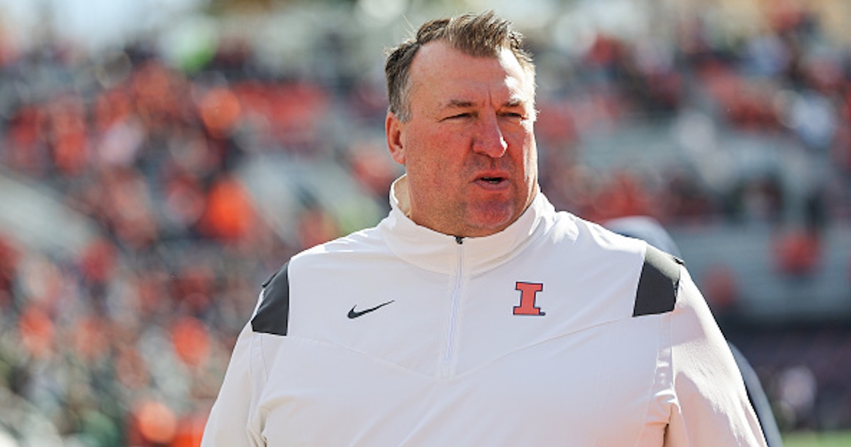 Bret Bielema posts critical message on social media after Illinois ...