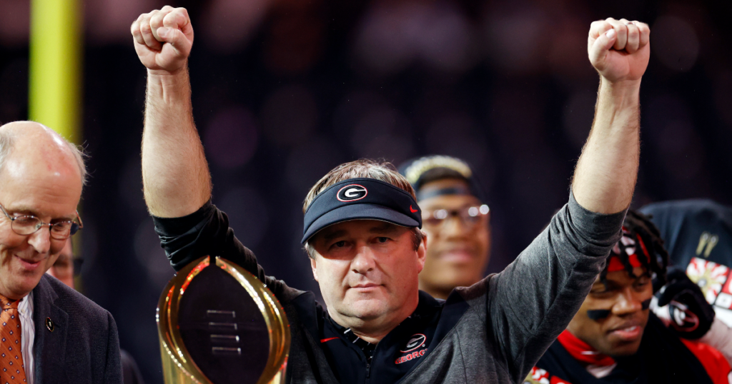 Kirby Smart took inspiration from Michael Jordan as he predicted the Bulldogs to three-peat