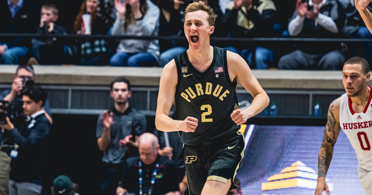 Fletcher Loyer's Career Night Lifts Third-ranked Purdue Basketball Past ...