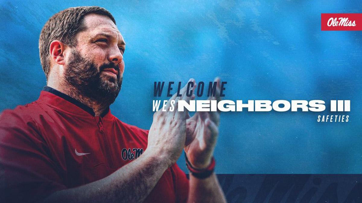 Ole Miss hires Wes Neighbors as safeties coach