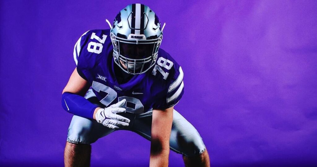 Kansas State offensive line commit Gus Hawkins