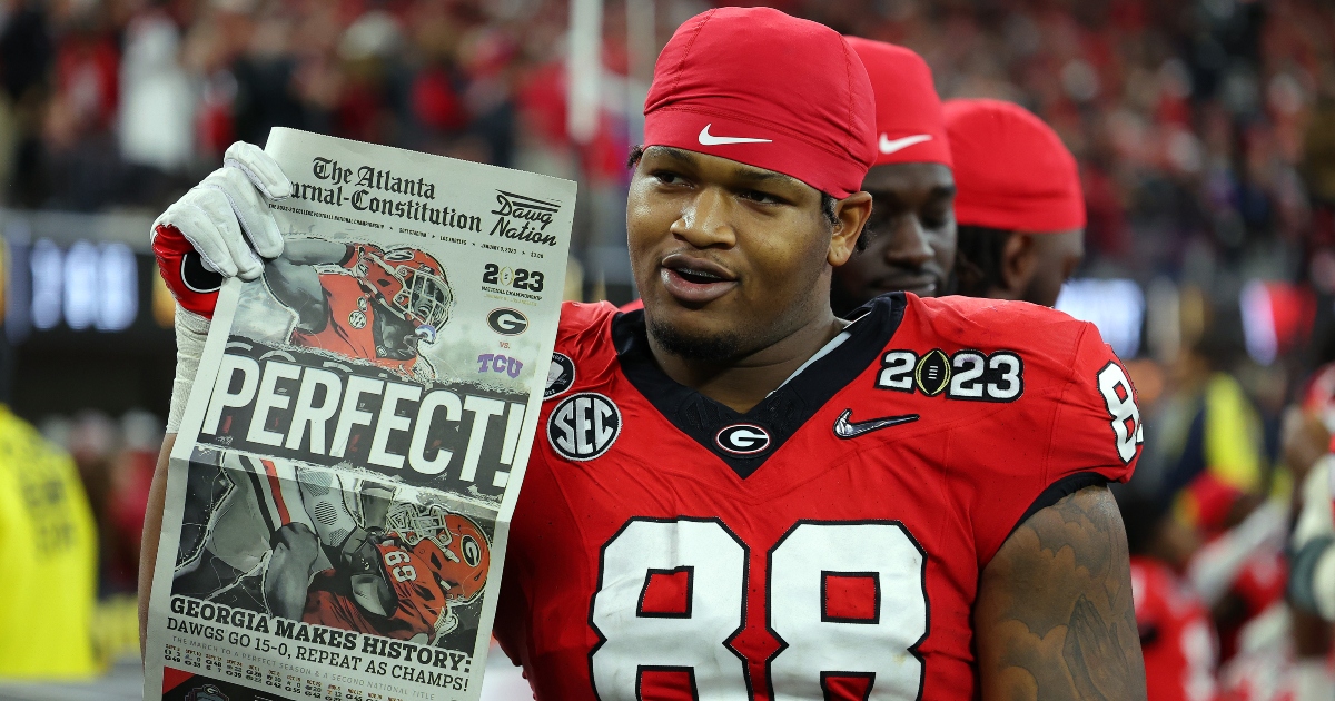 Jalen Carter knows how to put a smile on his teammates’ faces￼