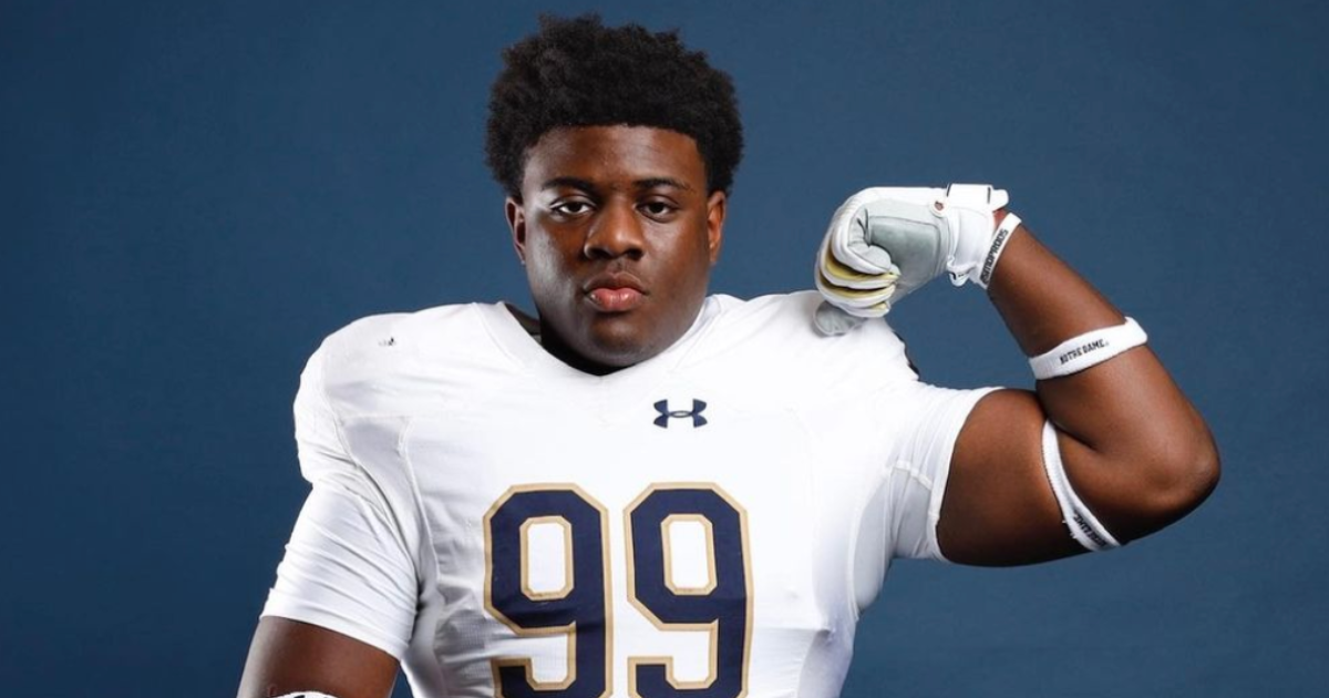 5-star DL Justin Scott visits Notre Dame