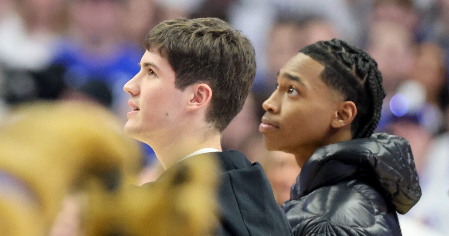Kentucky signees Reed Sheppard and Rob Dillingham introduced to crowd at Rupp Arena