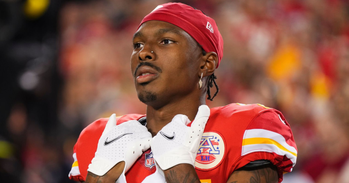 KC Chiefs WR Mecole Hardman (Stomach Injury) on IR 