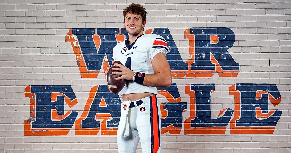 Where #Auburn's 2024 Commit's stand in the recent 247 Rankings Update. QB  Walker White: White jumped 14 spots. White gets a bump for…