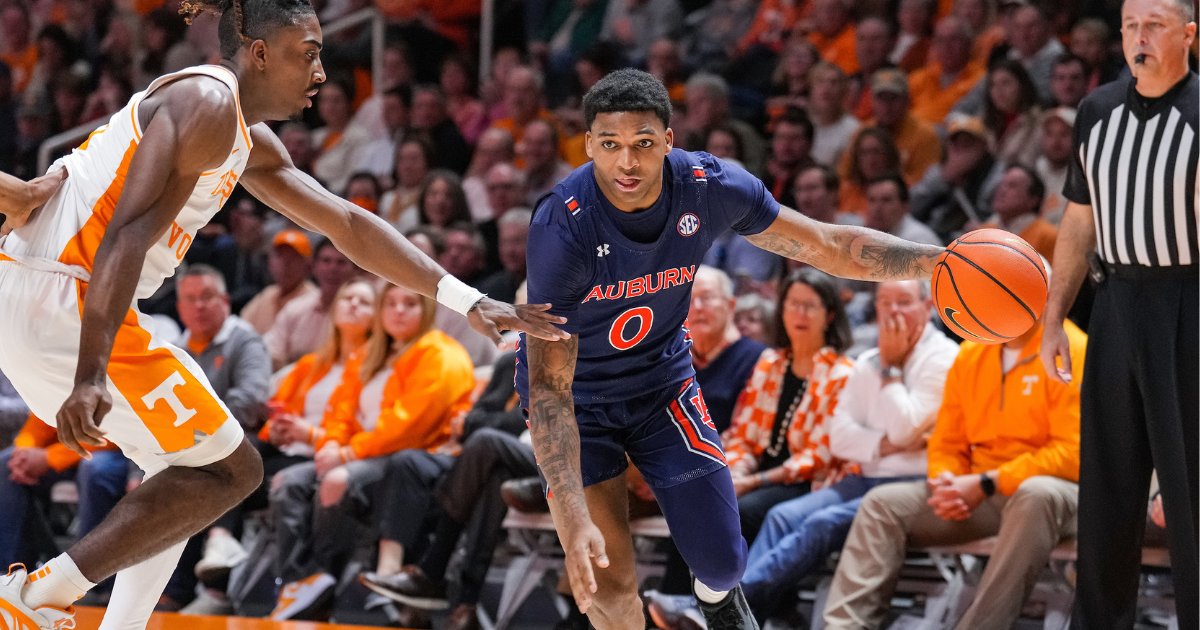 No. 25 Auburn Fought Hard But Fell Short At No. 2 Tennessee