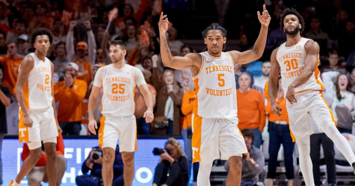 Tennessee still has sixth best odds to win national championship