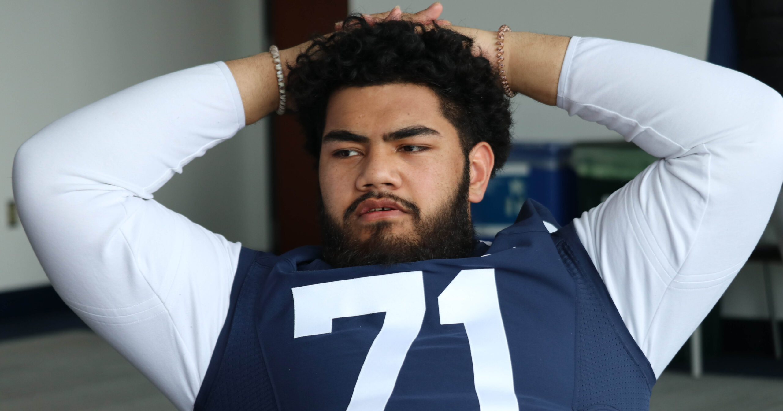 Penn State offensive lineman Vega Ioane