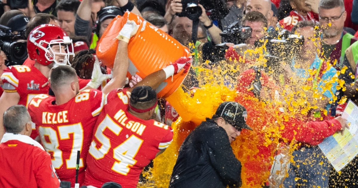 Postgame Gatorade bath color odds, predictions released ahead of Super Bowl  57 - On3
