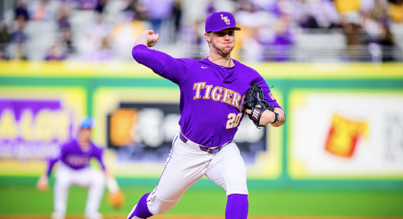 LSU pitcher Paul Skenes shines against Tennessee using fourpitch