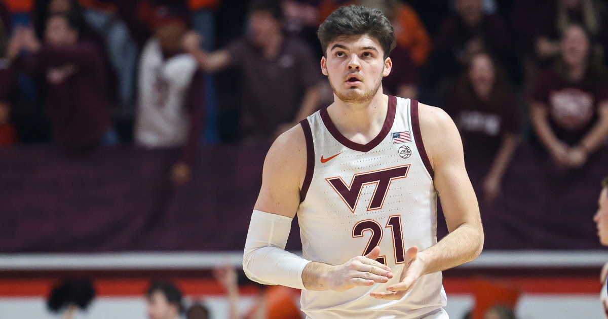 Virginia Tech forward Grant Basile discusses the impressive 7972