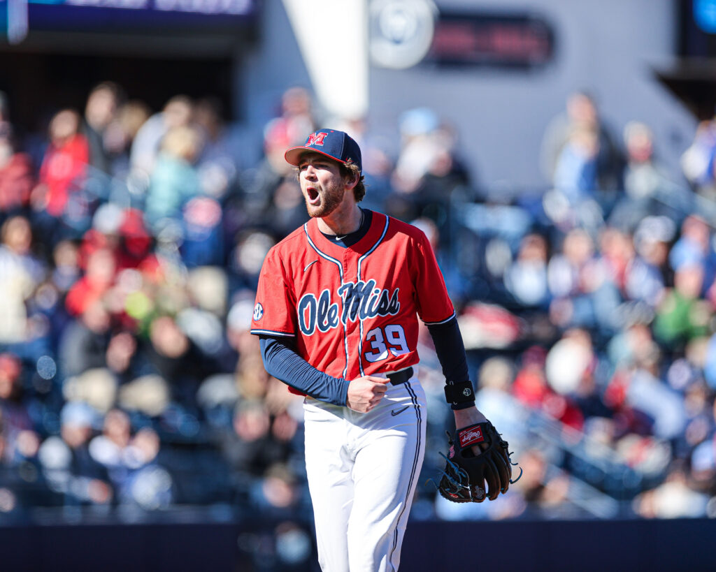 Ole Miss Baseball on X: Mid 3  @GraysonSaunier goes three up