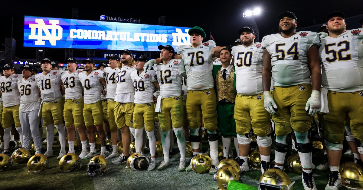 2023 Notre Dame football roster Weight changes for every player