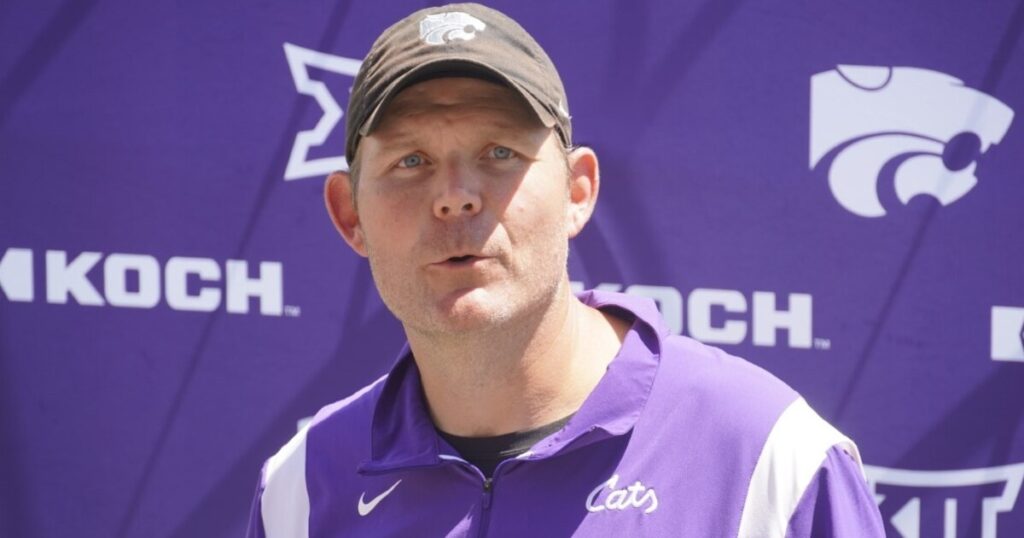 Kansas State offensive line coach Conor Riley will be busy on the recruiting trail