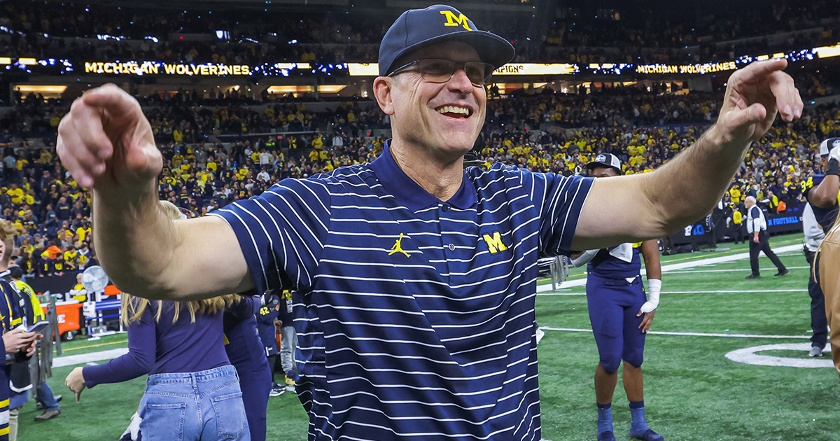 Jim Harbaugh stays in Michigan