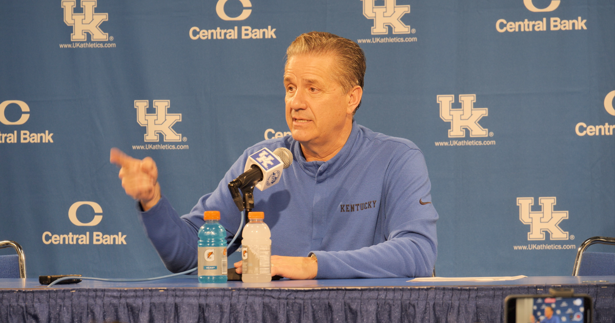 WATCH: John Calipari's Kentucky-Auburn Postgame Press Conference - On3