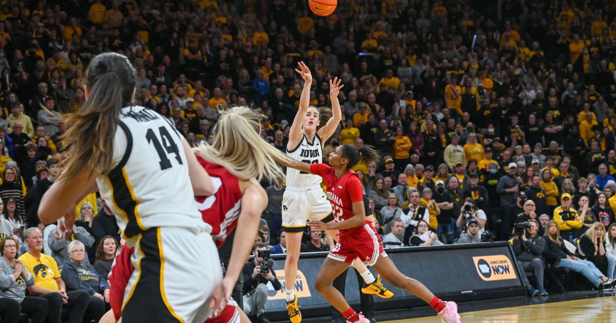 Caitlin Clark Buzzer-beater Knocks Off #2 Indiana