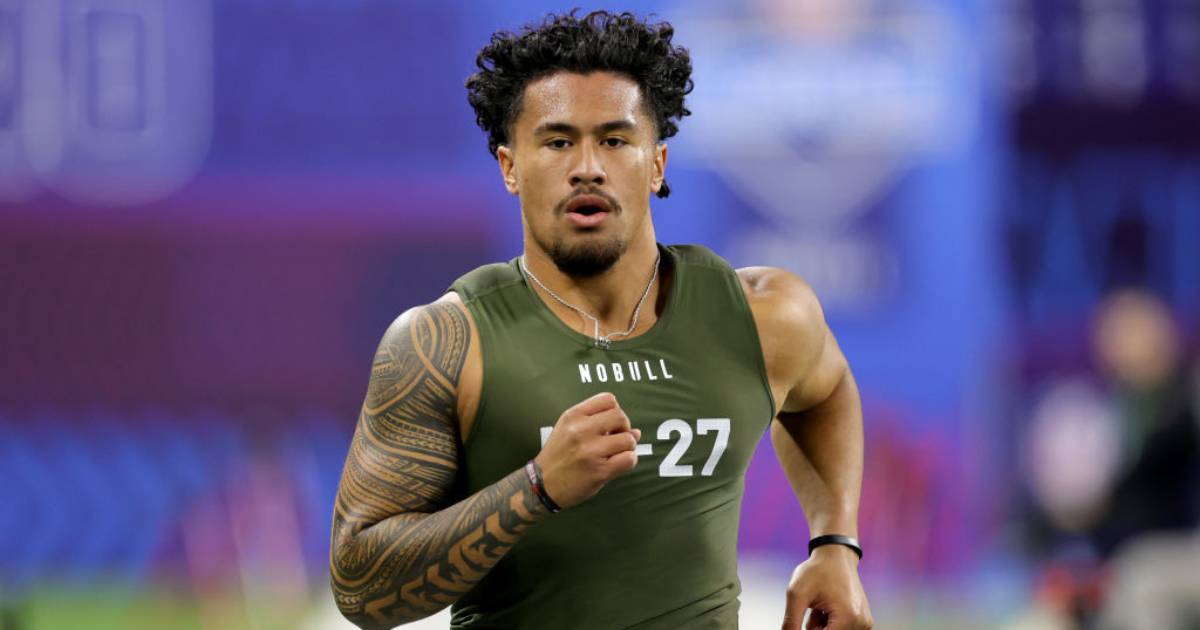 Noah Sewell, other NFL siblings, dominate Day 1 of combine