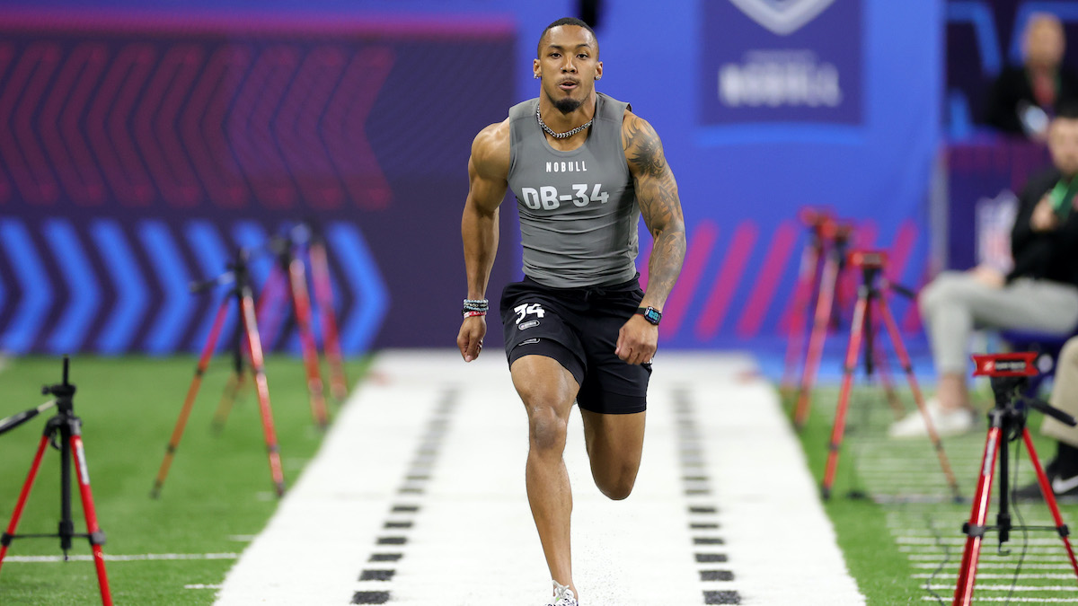 Fastest 40 times from CBs on Day 2 at the NFL Combine