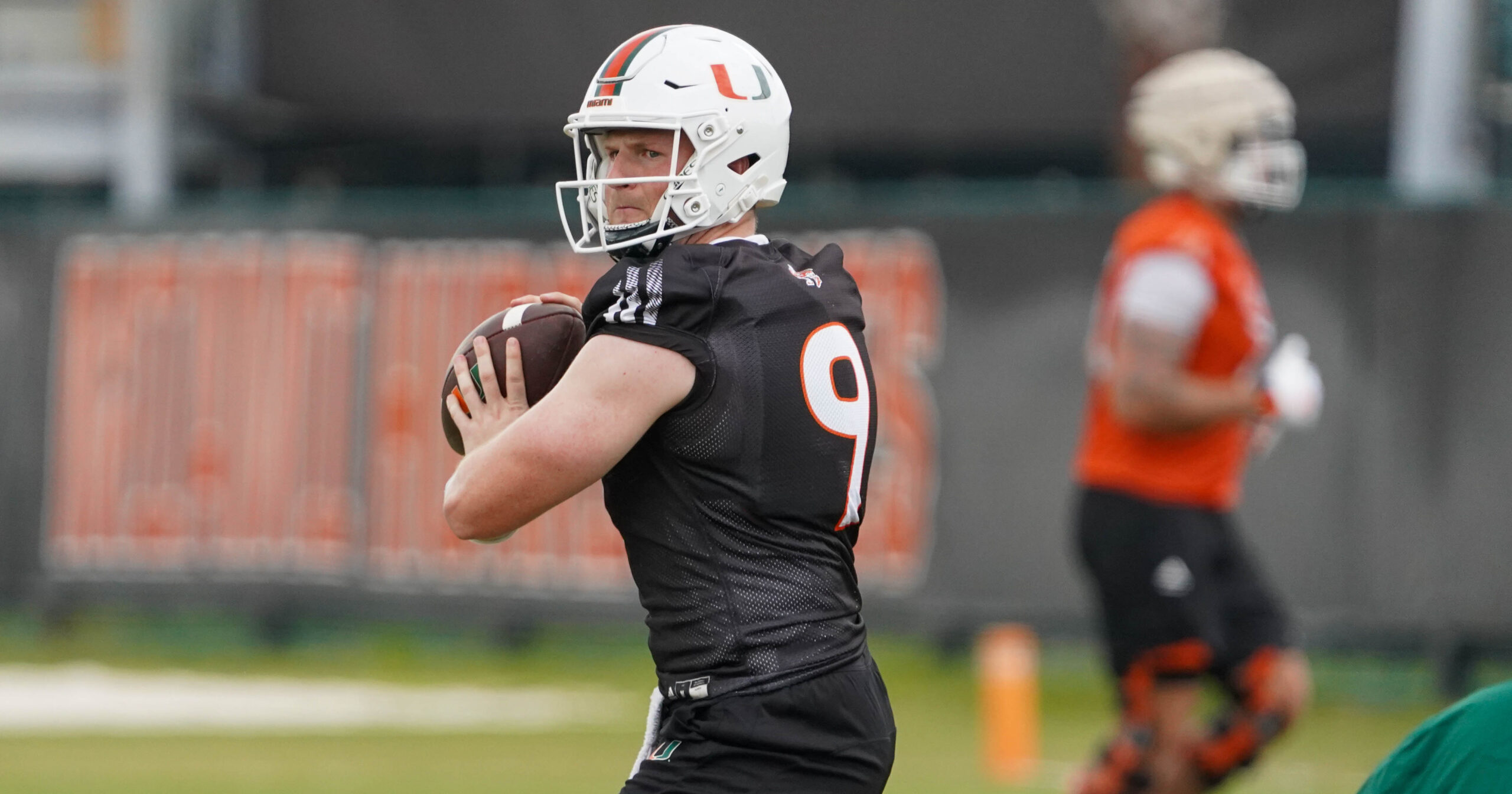 Miami QB Tyler Van Dyke shares take after fall practice No. 1