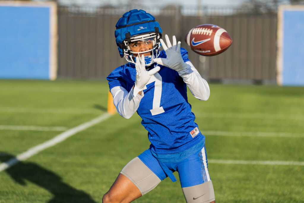 Barion Brown Kentucky football Spring Practice Day 1