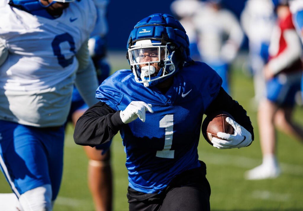 Ray Davis Kentucky football Spring Practice Day 1