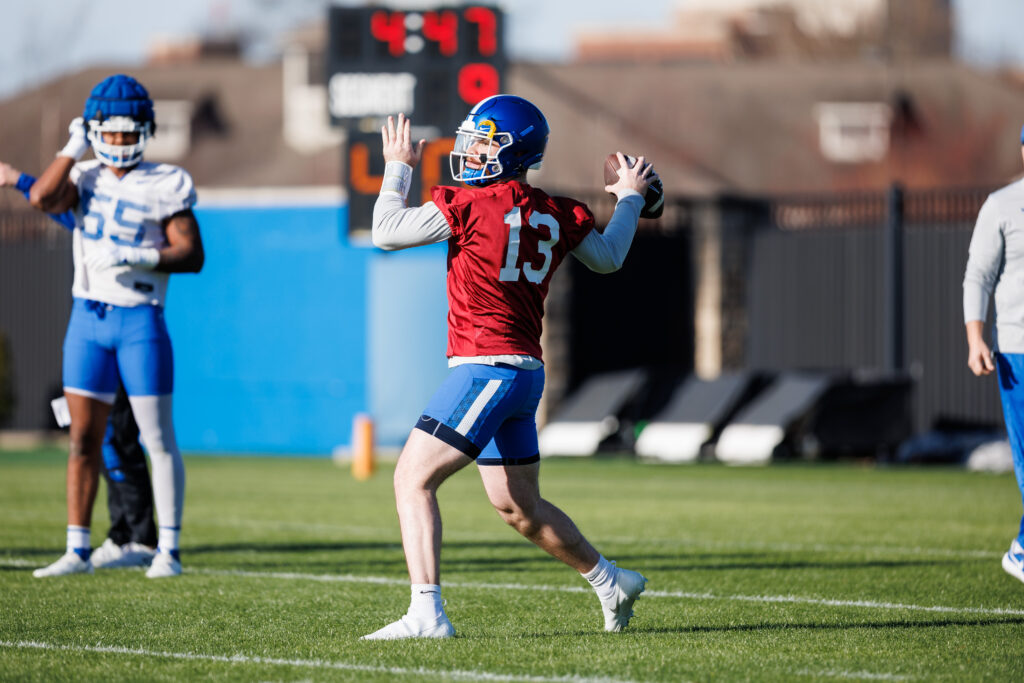 Devin Leary Kentucky football Spring Practice Day 1