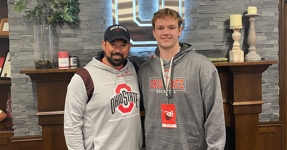 Max Riley Osu Ohio State: 2026 offensive lineman Max Riley earns 'unexpected' offer