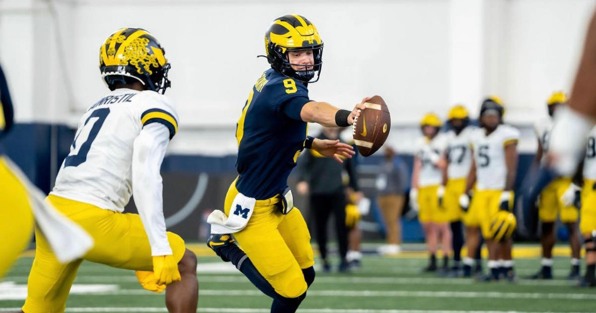 Michigan football Sights, sounds from spring practice, scrimmage