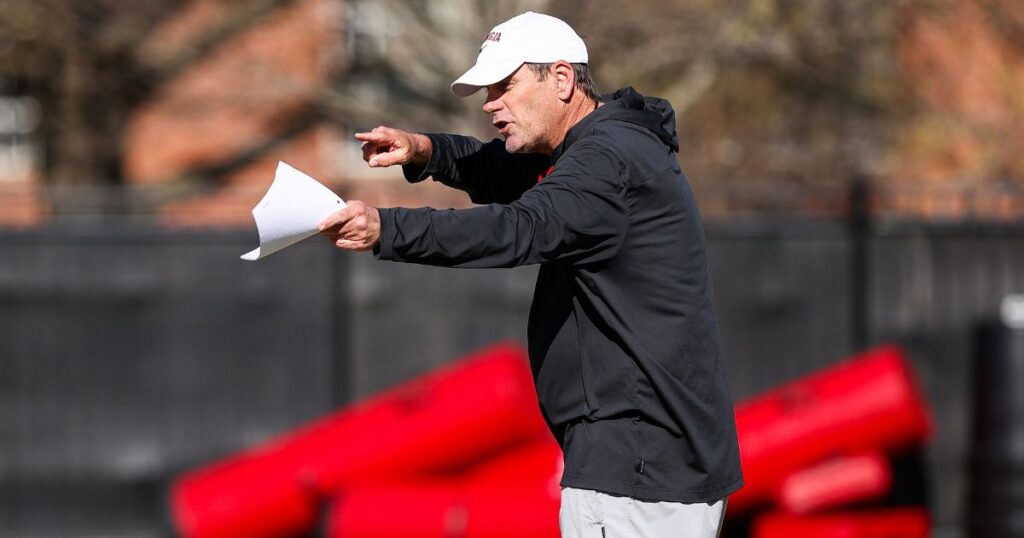 Georgia offensive coordinator Mike Bobo