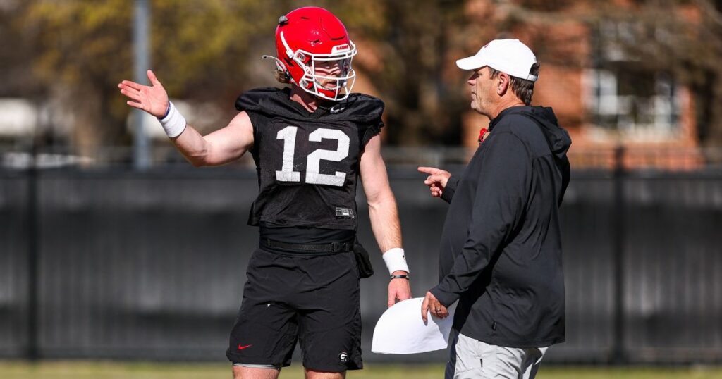 Mike Bobo Brock Vandagriff Georgia Bulldogs