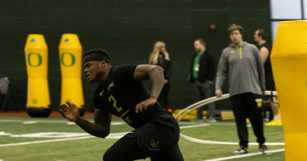 Official 40-yard dash results from Oregon's pro day - On3