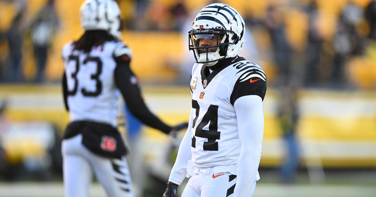 A photo of a Cincinnati Bengals Color Rush helmet during the national  News Photo - Getty Images