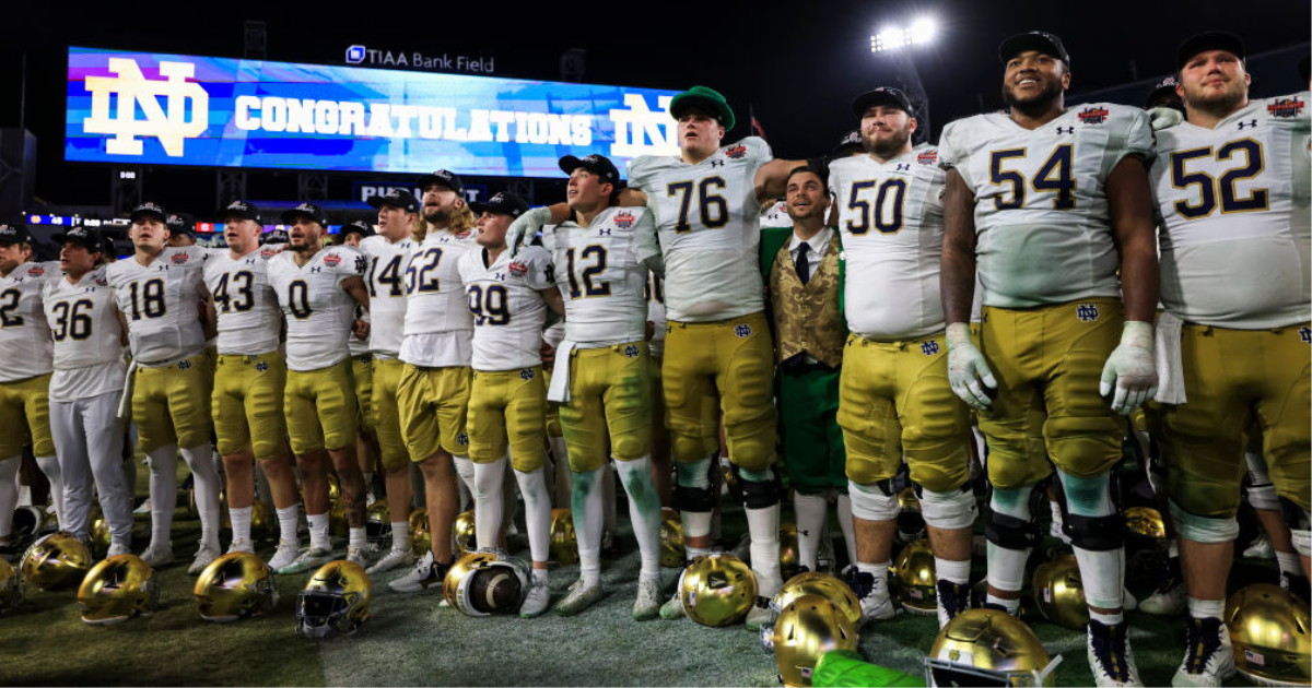 Notre Dame Football FanDuel Sets Win Total Over under For 2023