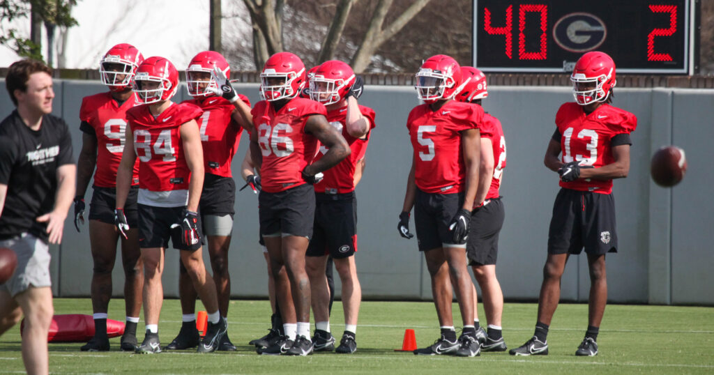 Georgia WR room