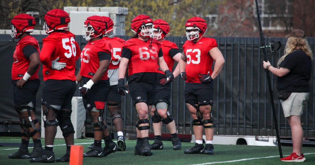 Georgia offensive line