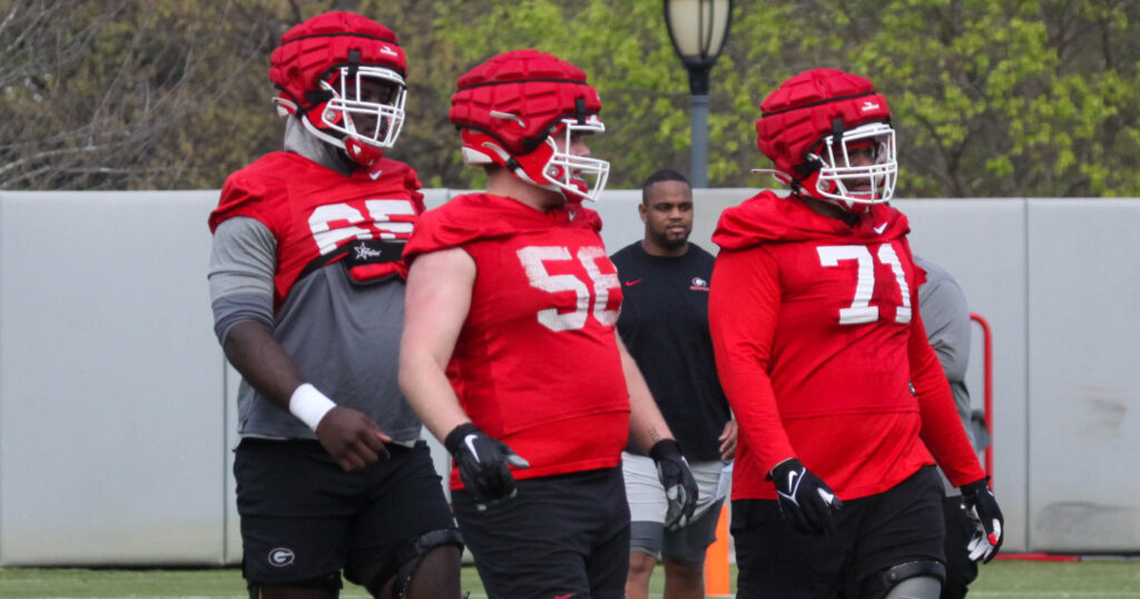 Georgia offensive line