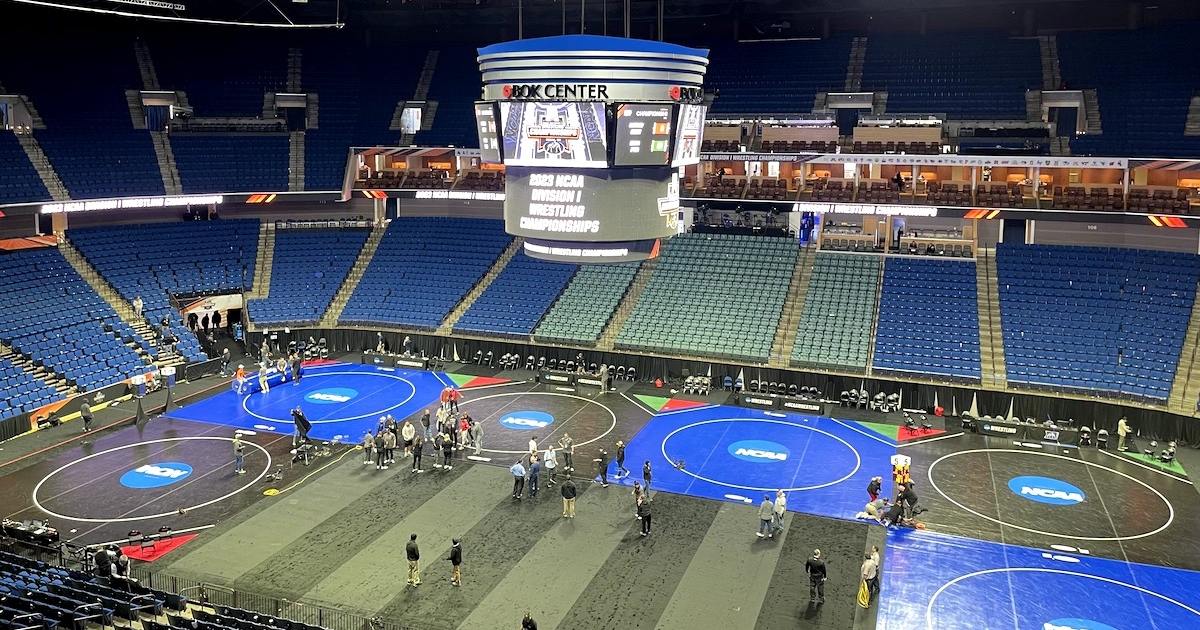 NCAA Wrestling Tournament 2023 Semifinal Matchups Officially Set On3   BeFunky Photo 