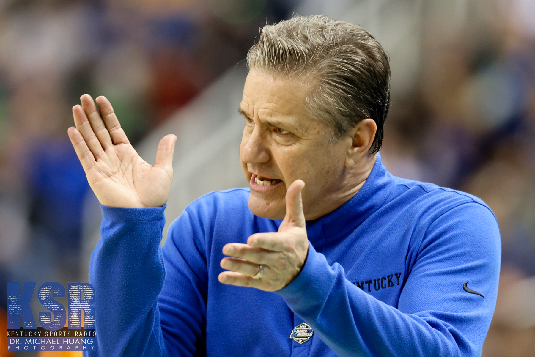 John Calipari Shares His First-half Message About Toughness In Physical ...