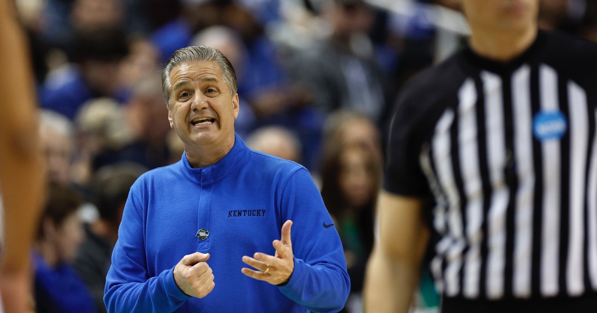 John Calipari Praises Kentucky Fans' Impact On NCAA Tournament Game - On3