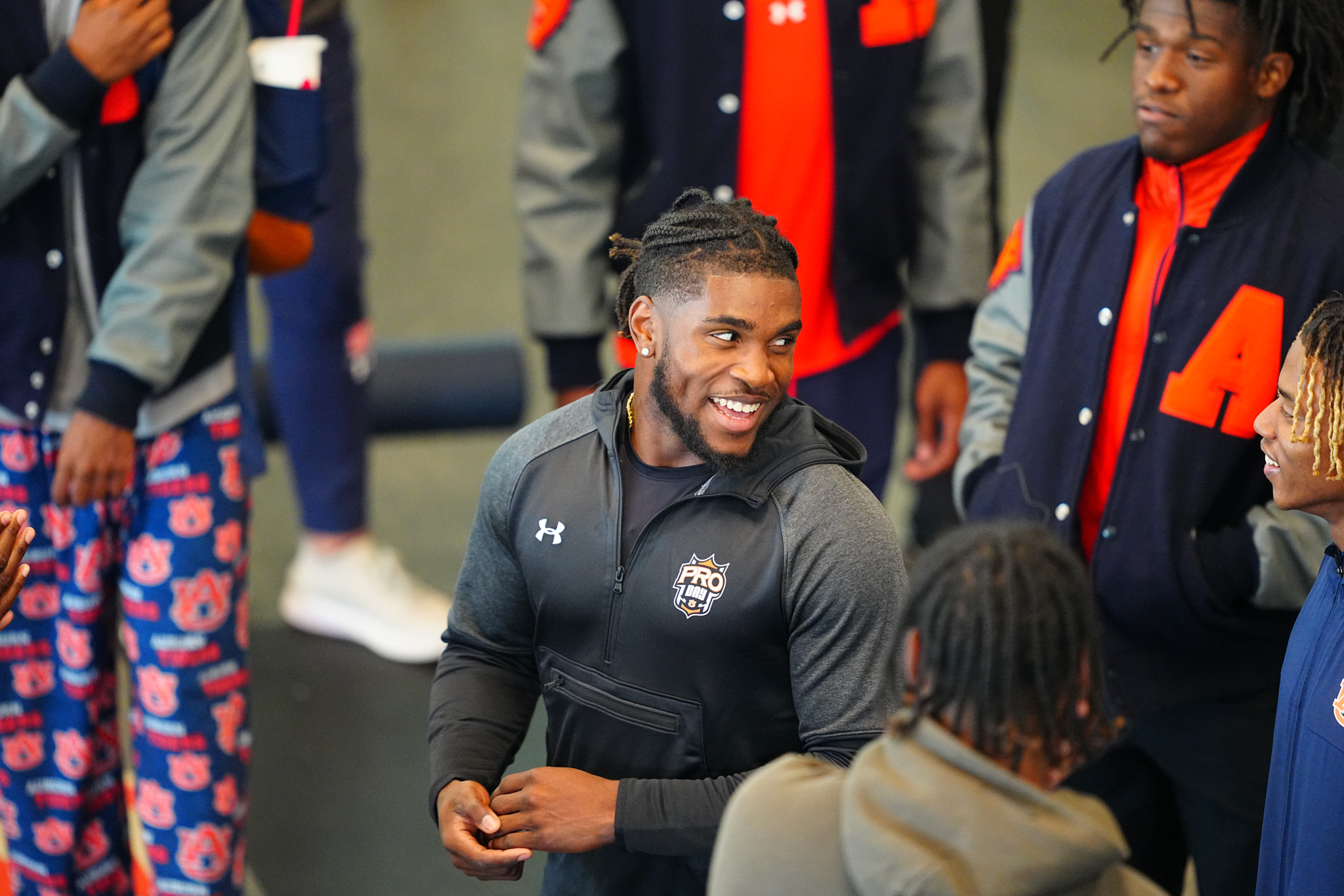 Photos Auburn Pro Day inside the Woltosz Performance Center