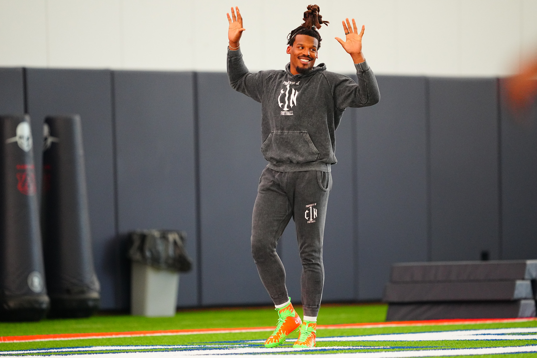 Photos Cam Newton takes part in Auburn Pro Day