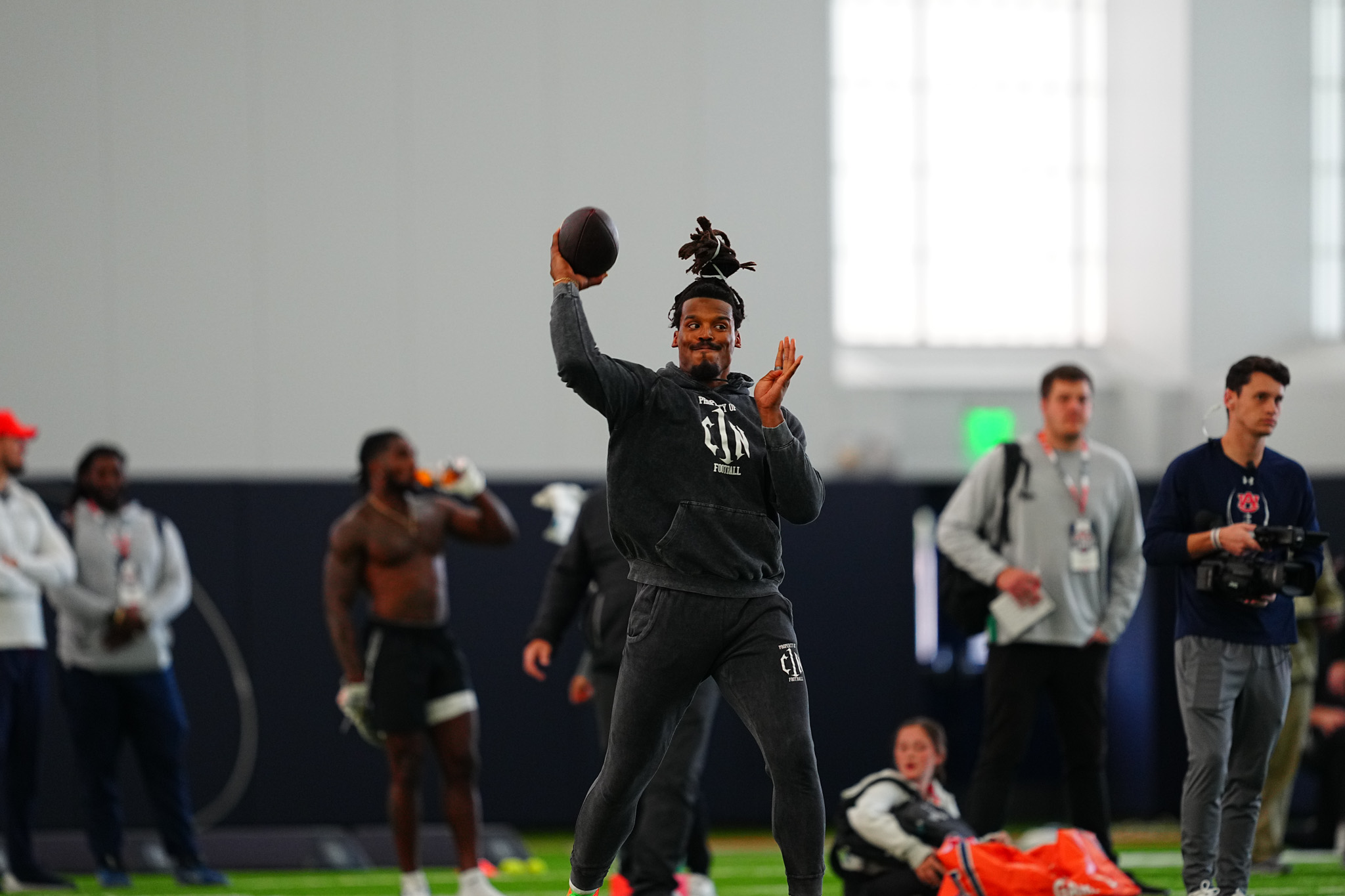 Photos Cam Newton takes part in Auburn Pro Day