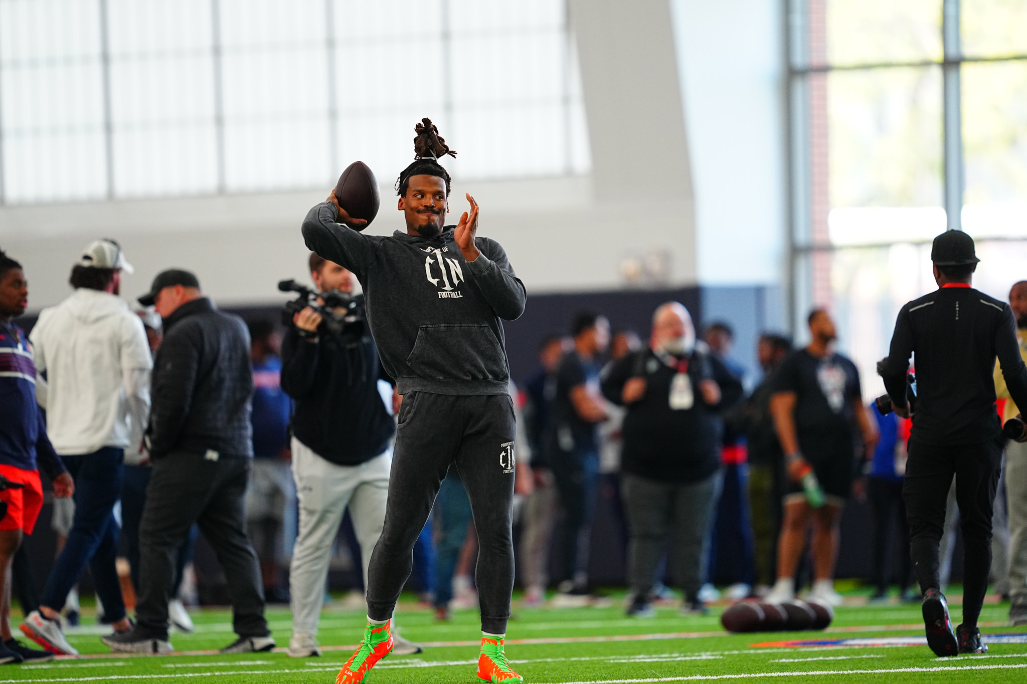 Photos Cam Newton takes part in Auburn Pro Day